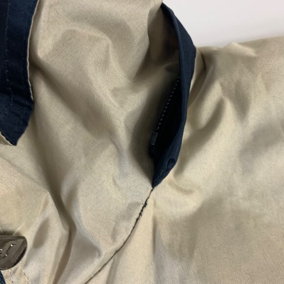 St Augustine Lighthouse Windbreaket Jacket Mens Size M Navy Beige VTG Maritime - Picture 14 of 15